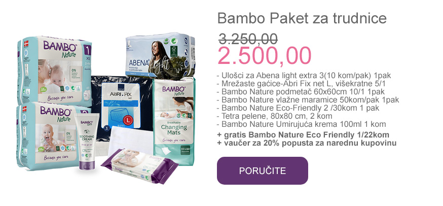 poručite bambo paket za trudnice i porodilje
