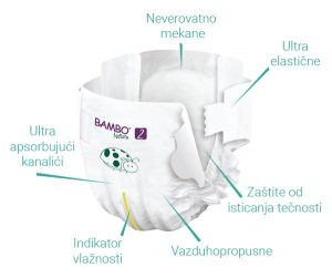 Bambo Nature Bambo Box veličina 4, 7–14 kg, 144 kom - Slika 2