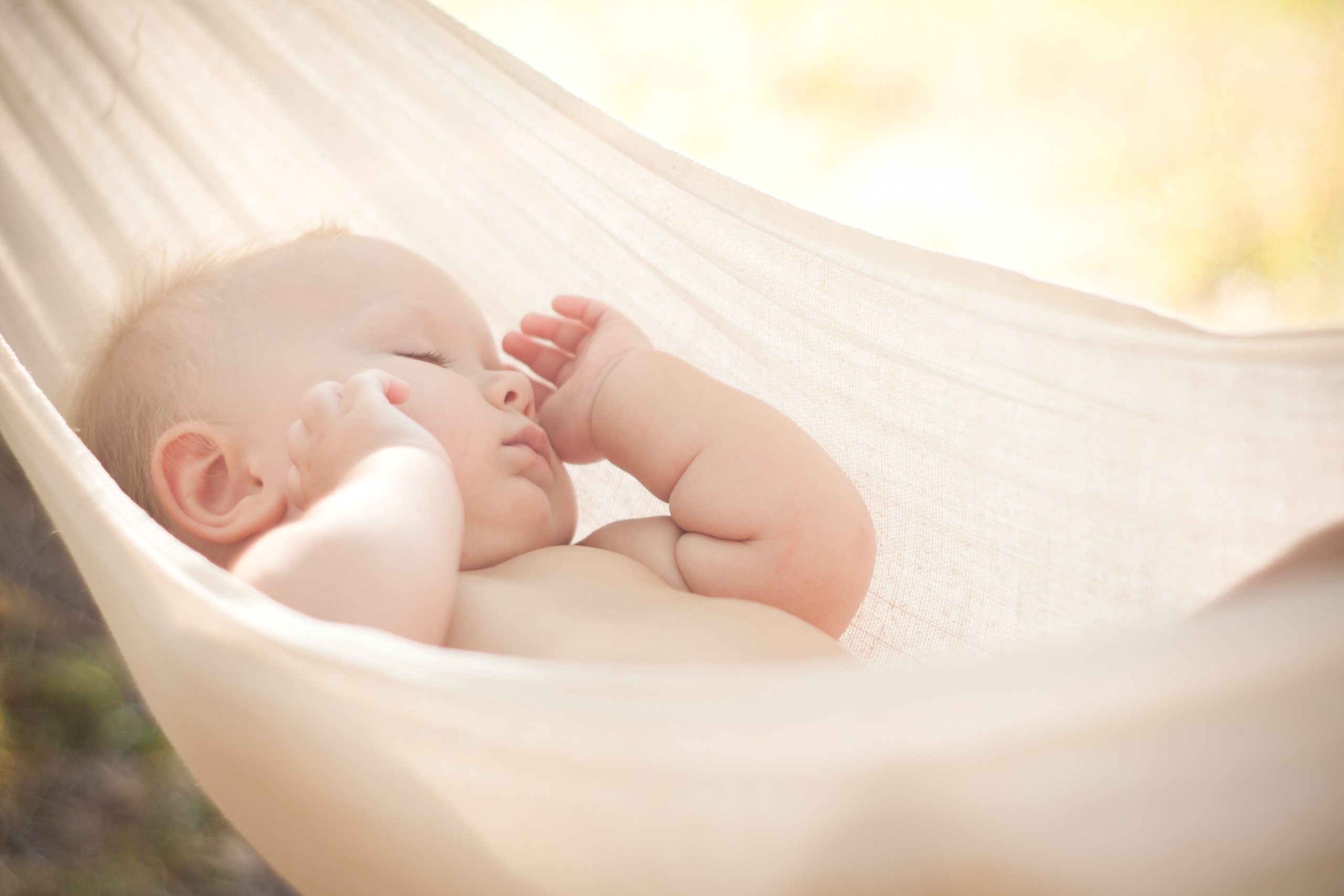Baby,Sleep,Quiet,Into,Hammock