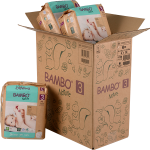 Bambo Nature pelene papirno pakovanje box veličina 3, 4–8 kg, 168 kom