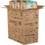 Bambo Nature pelene papirno pakovanje box veličina 6, 16+ kg, 120 kom
