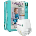 Bambo Nature pelene gaćice malo pakovanje veličina 5, 11–17 kg, 19 kom