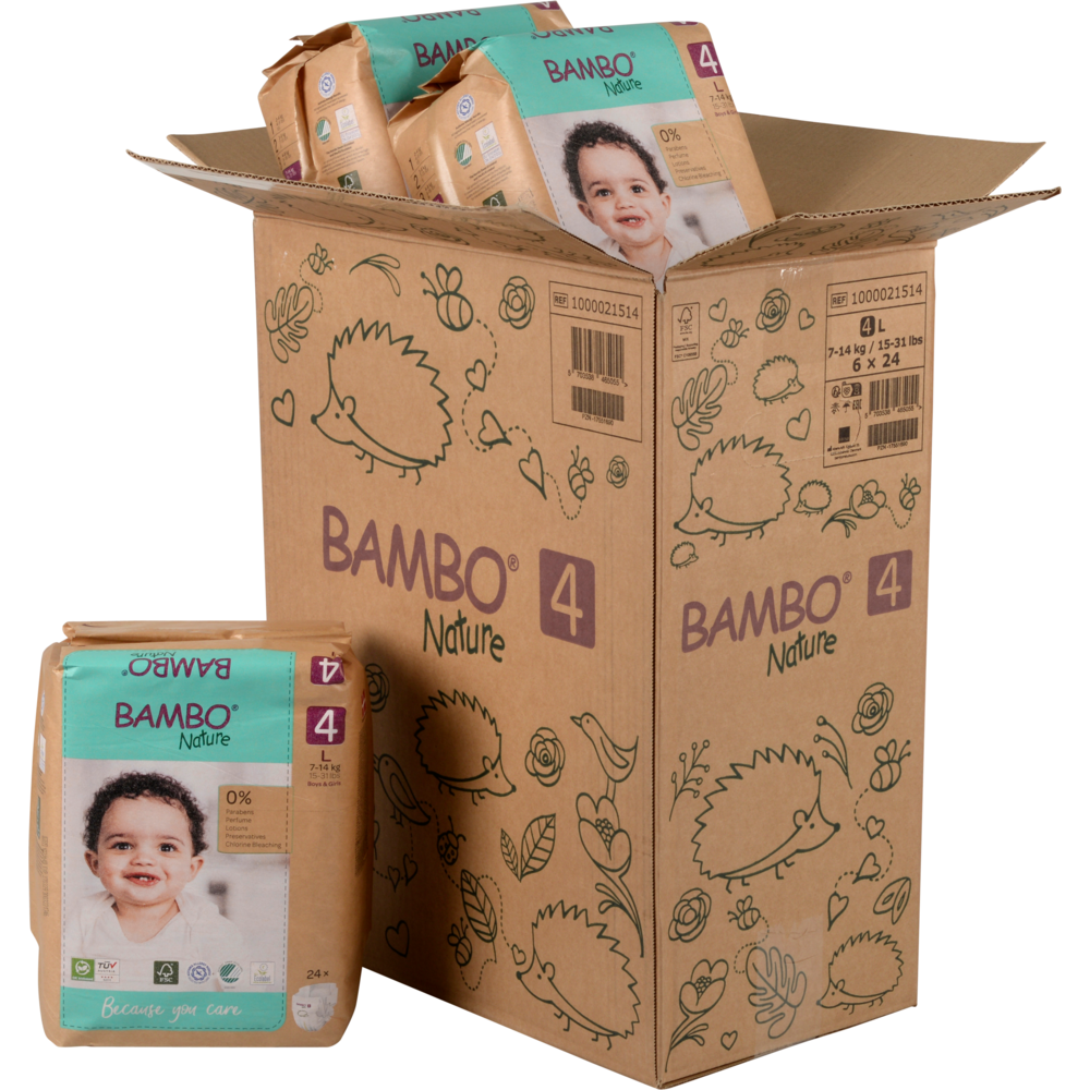 PreviewPNG-1000021514_out_open_2_right Bambo Nature pelene papirno pakovanje box veličina 4, 7–14 kg, 144 kom - Slika 1