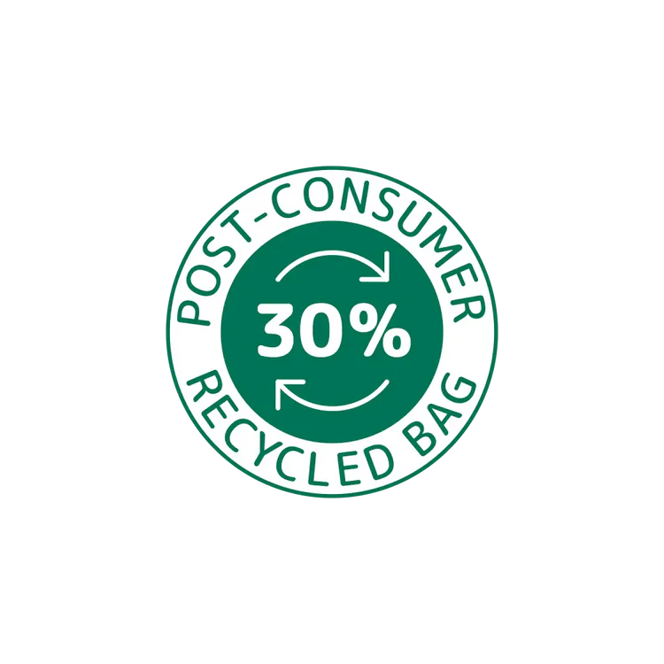 30% Post-consumer recycled